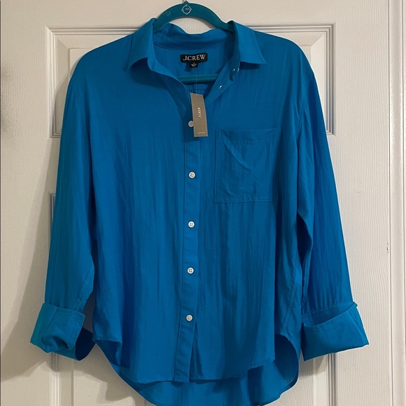 J. Crew Tops - J. Crew woman’s Blue Button-Down Shirt NEW
